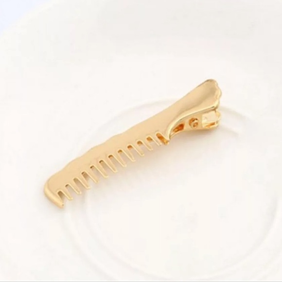 3/$30 NEW! Creative Comb Shape Pin Barrette Design Hair Clip Dainty Cute - Picture 4 of 6